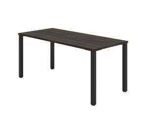 2 inch black offset post base table on grey dusk top scaled