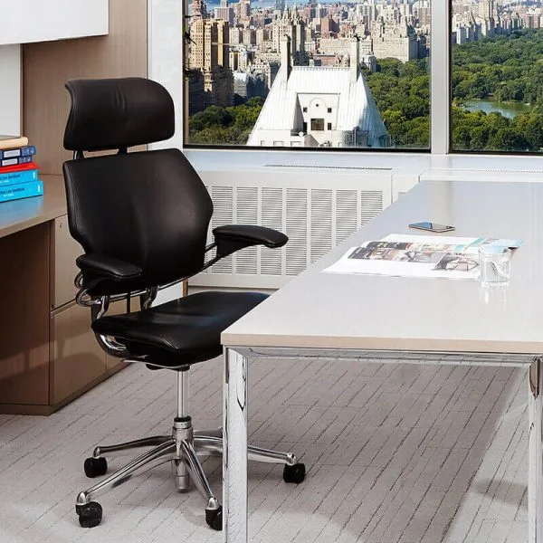 Humanscale Freedom Chair Headrest Closeup
