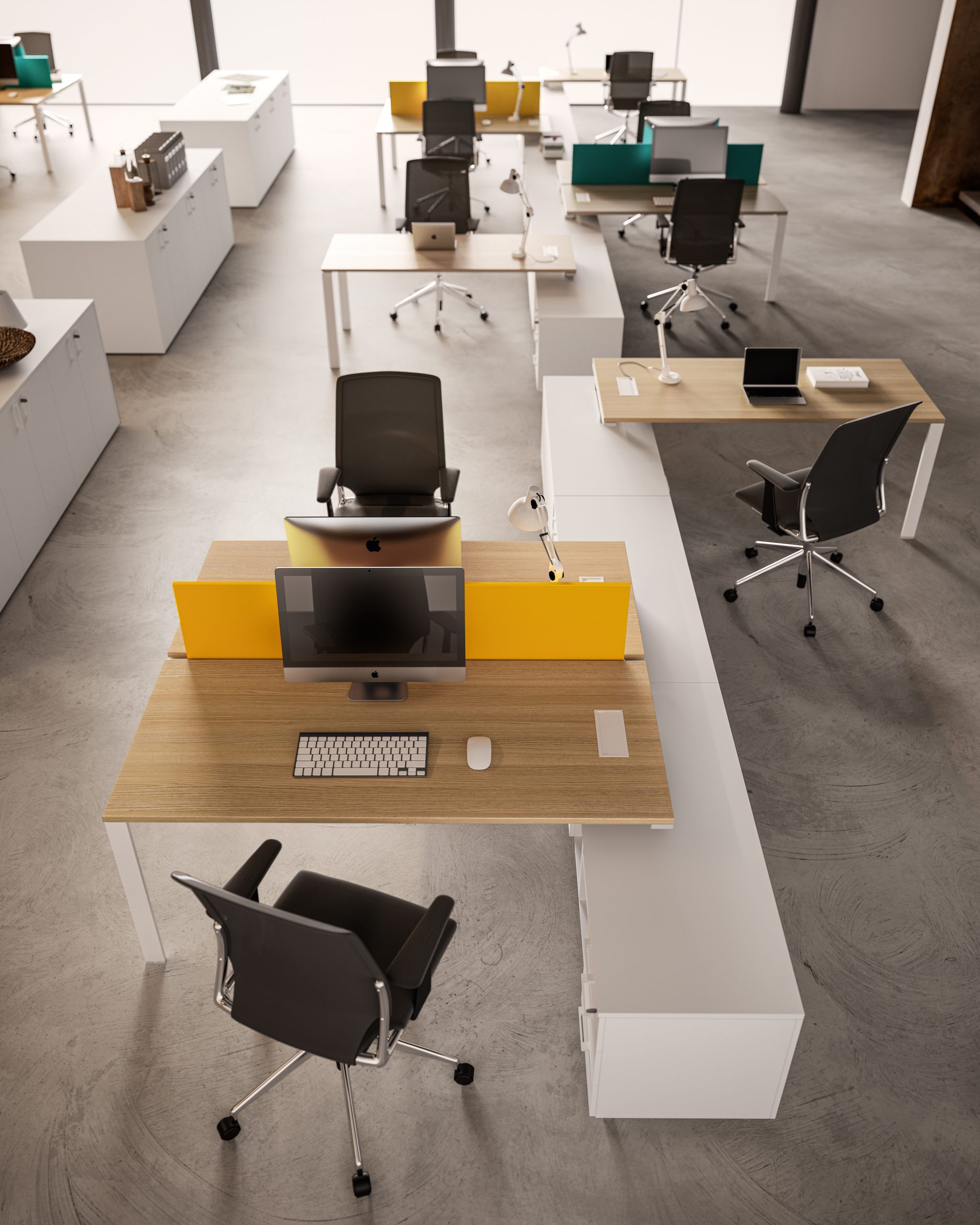 Office Furniture Concept B Render 2 scaled