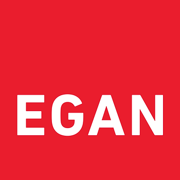 Logo for Egan, a partner brand offering high-performance ergonomic furniture in Vancouver