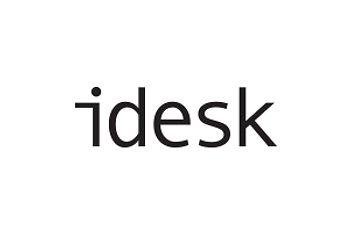 Logo for idesk, a partner brand offering high-performance ergonomic desks in Vancouver